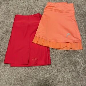 Two tennis skirt for the price of one